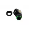 Conector para refrigeração líquida de CPU/GPU BitsPower BP-MBE90RML latão adaptador rotativo de 90° rosca de 1/4 polegadas preto