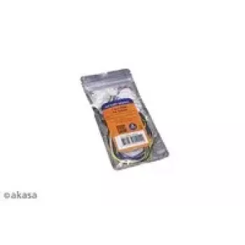 Cabo Akasa PWM-Splitter 4-Pin 2 vias AK-CB002-KT02 para alimentação de ventoinhas e sinal PWM