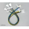 Cabo Akasa PWM-Splitter 4-Pin 2 vias AK-CB002-KT02 para alimentação de ventoinhas e sinal PWM