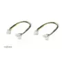 Cabo Akasa PWM-Splitter 4-Pin 2 vias AK-CB002-KT02 para alimentação de ventoinhas e sinal PWM