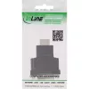 Adaptador InLine HDMI para DVI ficha / conector fêmea 24+1 dourado, 4K2K