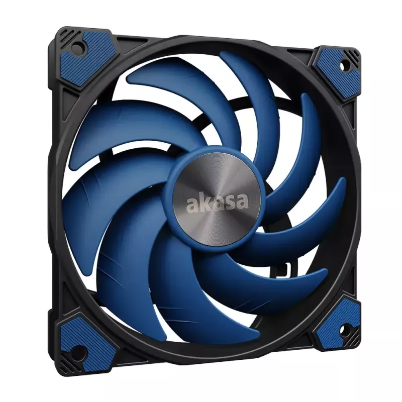 Ventoinha Akasa ALUCIA SC ventoinha para processador 14 cm preta azul rolamento deslizante hidrodinâmico