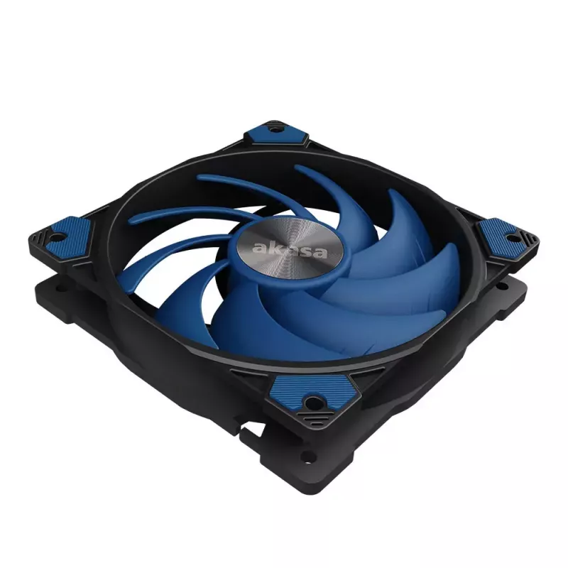Ventoinha Akasa ALUCIA SC ventoinha para processador 14 cm preta azul rolamento deslizante hidrodinâmico