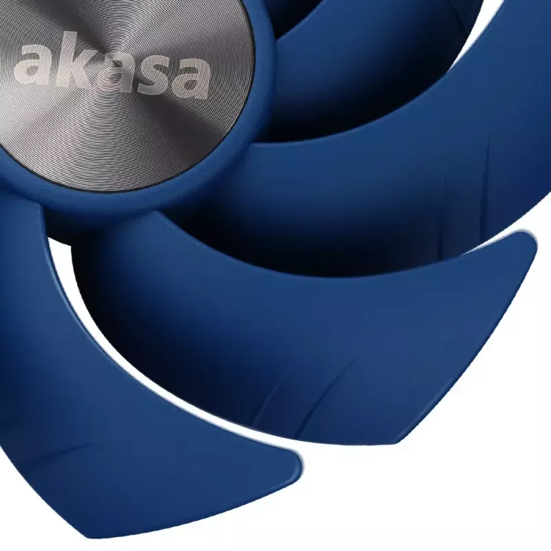 Ventoinha Akasa ALUCIA SC ventoinha para processador 14 cm preta azul rolamento deslizante hidrodinâmico
