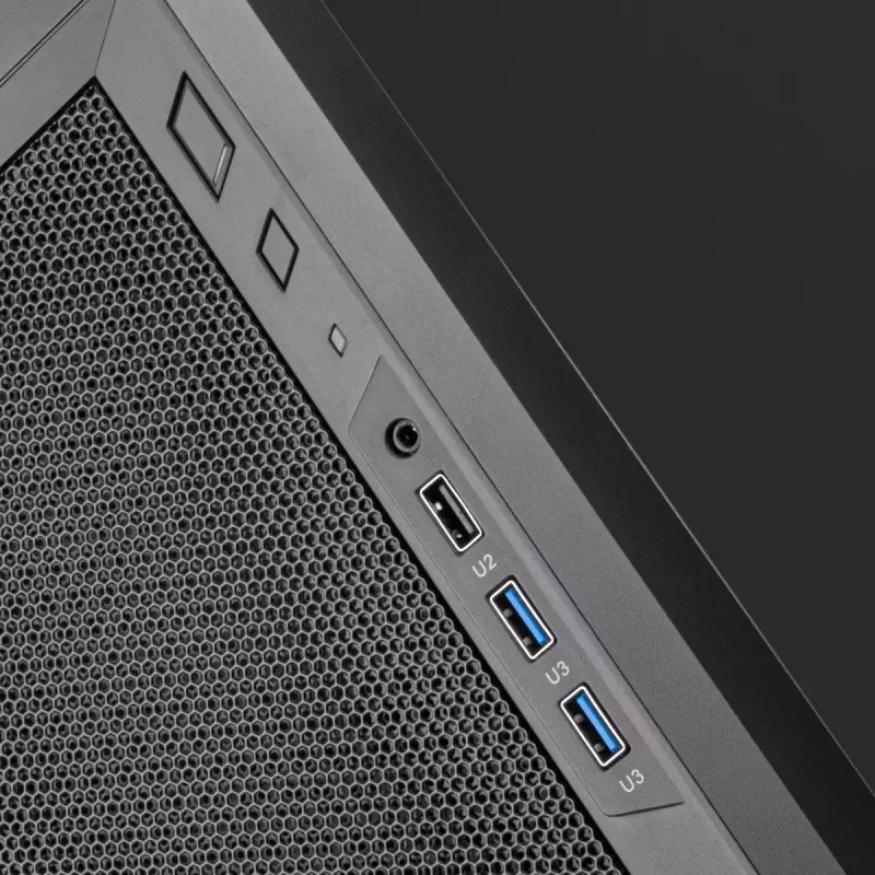 Caixa de PC Silverstone FARA 311 Micro ATX, preta