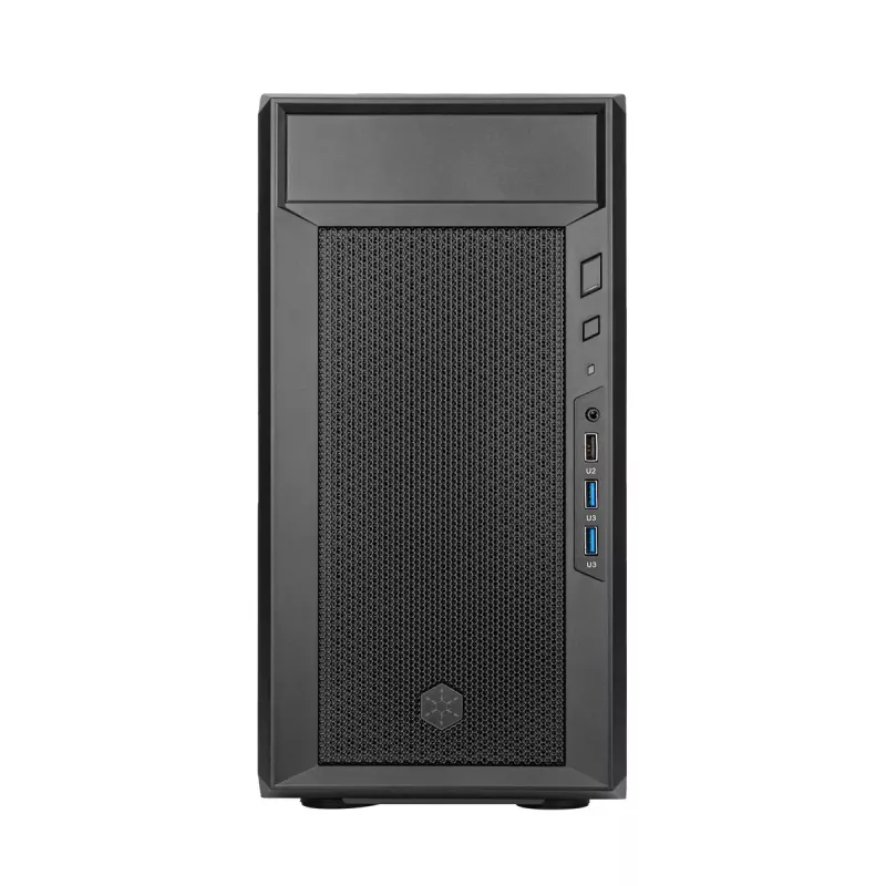 Caixa de PC Silverstone FARA 311 Micro ATX, preta