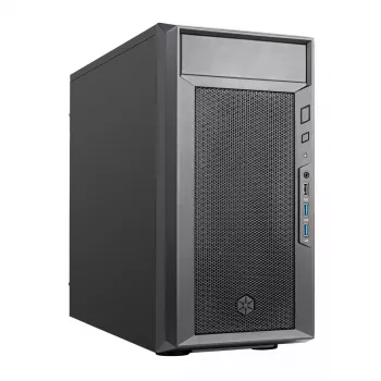 Caixa de PC Silverstone FARA 311 Micro ATX, preta