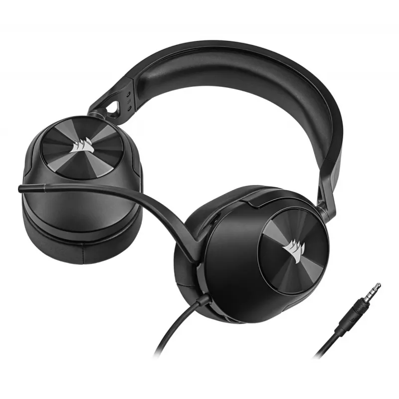 Headset para gaming CORSAIR Hs55 – 3,5 mm – estéreo – carbono