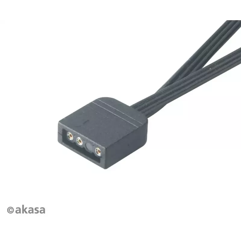 Cabo divisor LED RGB endereçável Akasa AK-CBLD08-12BK