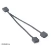 Cabo divisor LED RGB endereçável Akasa AK-CBLD08-12BK