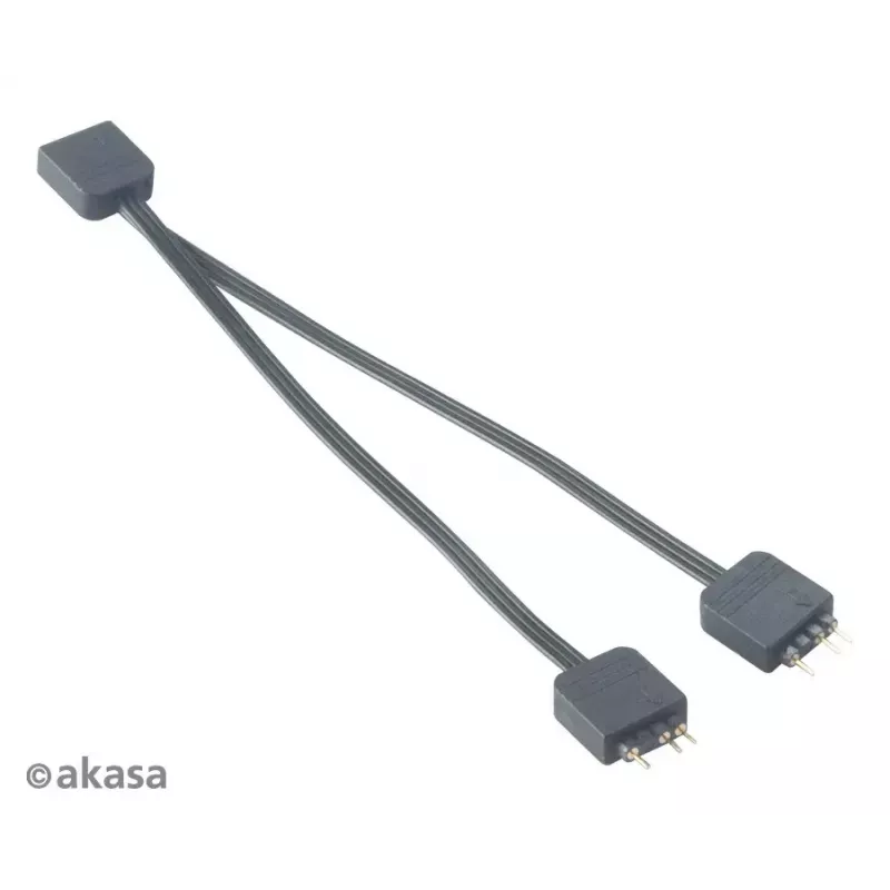 Cabo divisor LED RGB endereçável Akasa AK-CBLD08-12BK