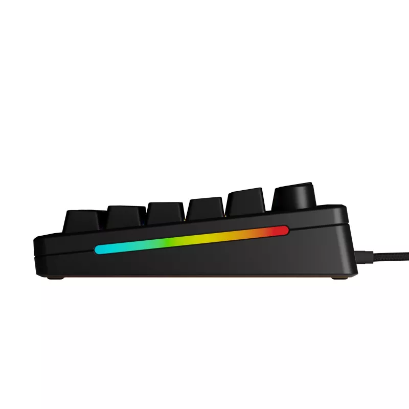 Teclado Glorious PC Gaming Race GMMK 3 HE Prebuilt 75% Mechanical RGB preto