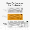 Teclado Glorious PC Gaming Race GMMK 3 HE Prebuilt 75% Mechanical RGB preto
