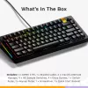 Teclado Glorious PC Gaming Race GMMK 3 HE Prebuilt 75% Mechanical RGB preto