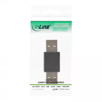Adaptador USB 3.0 Type-A macho / Type-A macho InLine 35300T