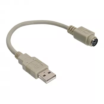 Cabo adaptador USB USB Type-A macho / PS/2 fêmea InLine 33102