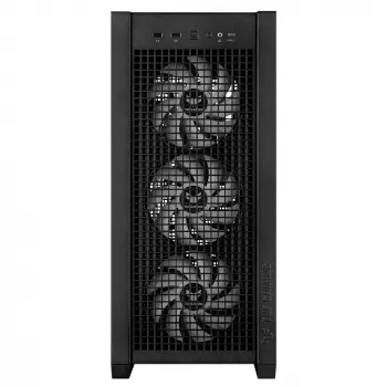 Caixa de PC ASUS TUF Gaming GT302 ARGB Midi Tower preto — vidro temperado, 3x140mm frente + 1x140mm traseira, USB-C