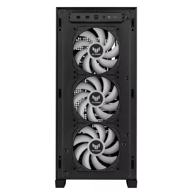 ASUS TUF Gaming GT302 ARGB 90DC00I0-B19000 caixa de PC Midi Tower, E-ATX, vidro temperado, 4 ventoinhas ARGB de 120 mm, preta