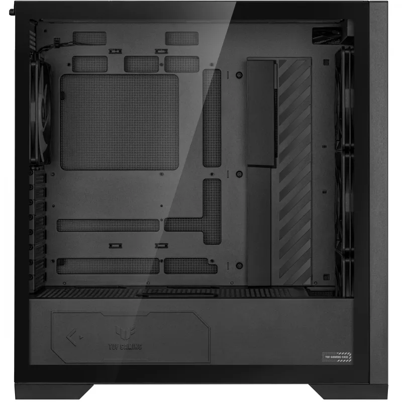 ASUS TUF Gaming GT302 ARGB 90DC00I0-B19000 caixa de PC Midi Tower, E-ATX, vidro temperado, 4 ventoinhas ARGB de 120 mm, preta