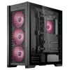 ASUS TUF Gaming GT302 ARGB 90DC00I0-B19000 caixa de PC Midi Tower, E-ATX, vidro temperado, 4 ventoinhas ARGB de 120 mm, preta
