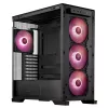 ASUS TUF Gaming GT302 ARGB 90DC00I0-B19000 caixa de PC Midi Tower, E-ATX, vidro temperado, 4 ventoinhas ARGB de 120 mm, preta