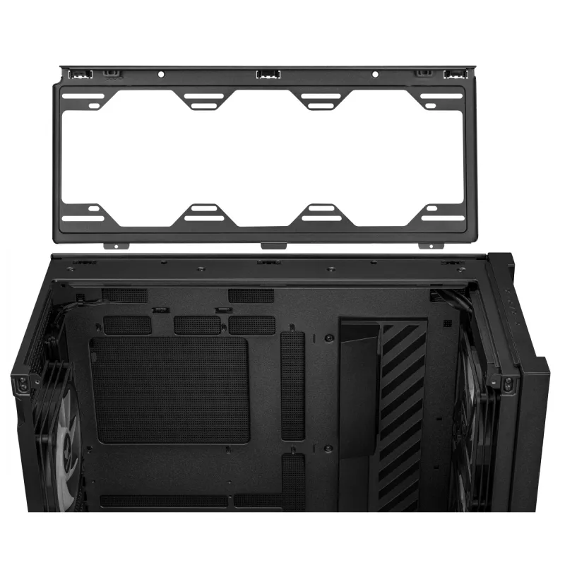 ASUS TUF Gaming GT302 ARGB 90DC00I0-B19000 caixa de PC Midi Tower, E-ATX, vidro temperado, 4 ventoinhas ARGB de 120 mm, preta