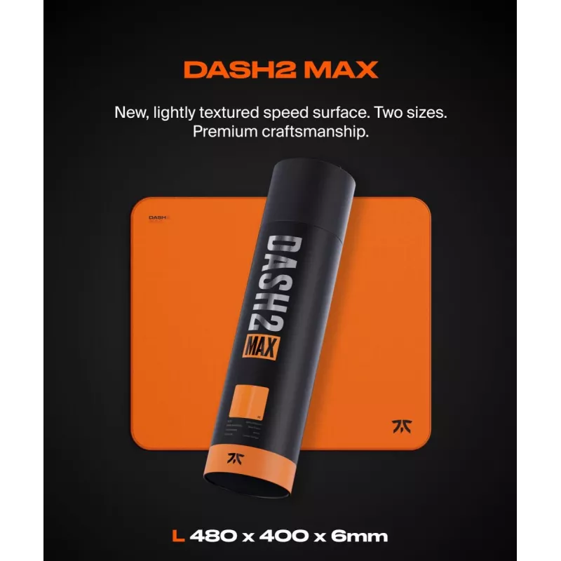 Tapete de rato FNATIC - Dash V2 Max L - laranja pôr do sol