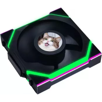 Ventoinha Lian Li UNI FAN SL Wireless LCD 120 12 cm preta 29,5 dB 50,08 cfm