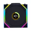 Lian Li UNI FAN SL Wireless LCD 120 G99.12SLLCD1W1B.00 ventoinha de caixa, ARGB, PWM, 120 mm, preta