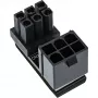 InLine adaptador de alimentação interno 180° ATX 6-Pin ficha conector fêmea preto 26636E