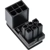 InLine adaptador de alimentação interno 180° ATX 6-Pin ficha conector fêmea preto 26636E