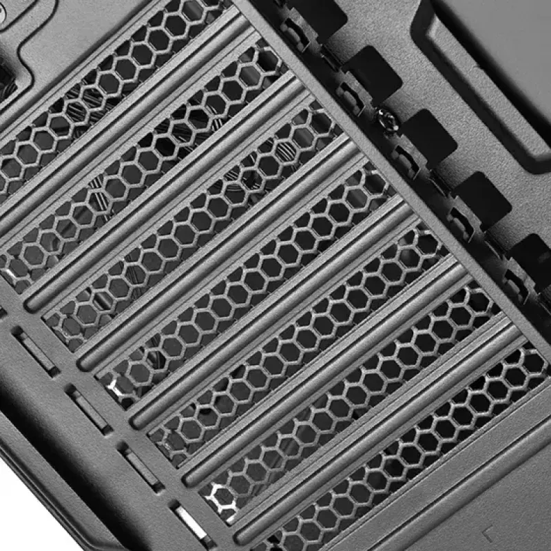 Caixa de PC Silverstone SST-KL07B-E tower preta