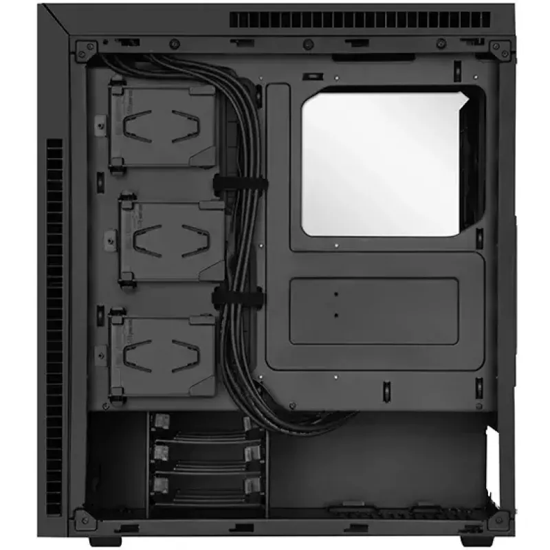 Caixa de PC Silverstone SST-KL07B-E tower preta