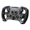 Volante Moza Racing GS V2P, volante, com fios e sem fios, preto, plástico reforçado com fibra de carbono (CFK), fibra de carbono, pele, microfibra, engate rápido, bateria