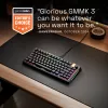 Teclado mecânico Gaming GLORIOUS GMMK 3 PRO HE 75%, com fios, USB, QWERTY, RGB, Preto
