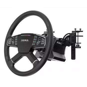 Moza Racing MOZA Trucking Bundle, Volante de corrida, Preto, American Truck Simulator Euro Truck Simulator 2, CE, 470 mm, 310 mm