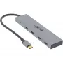 Hub USB 3.2 Gen.2 InLine (10 Gb/s), 4 portas USB-C, OTG, caixa de alumínio