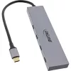 Hub USB 3.2 Gen.2 InLine (10 Gb/s), 4 portas USB-C, OTG, caixa de alumínio