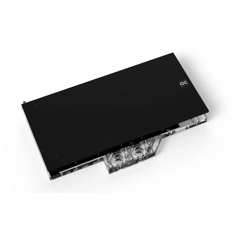 Bloco de água + backplate Alphacool Eisblock Aurora acrílico alumínio cobre transparente