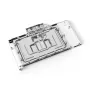 Bloco de água + backplate Alphacool Eisblock Aurora acrílico alumínio cobre transparente