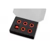 Anel de compressão EK Water Blocks alumínio vermelho 6 unid.