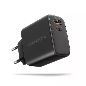 Carregador Axagon ACU-PQ45 QC 3.0 4.0 AFC FCP PPS PD 45W preto
