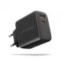 Carregador Axagon ACU-PQ45 QC 3.0 4.0 AFC FCP PPS PD 45W preto