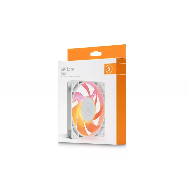 Módulo de ventoinha EKWB branco 12 V para refrigeração de PC