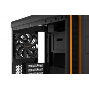 be quiet Pure Base 600 Window Midi Tower preto, laranja