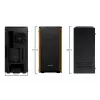 be quiet Pure Base 600 Window Midi Tower preto, laranja