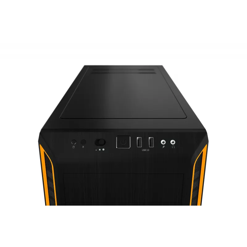 be quiet Pure Base 600 Window Midi Tower preto, laranja