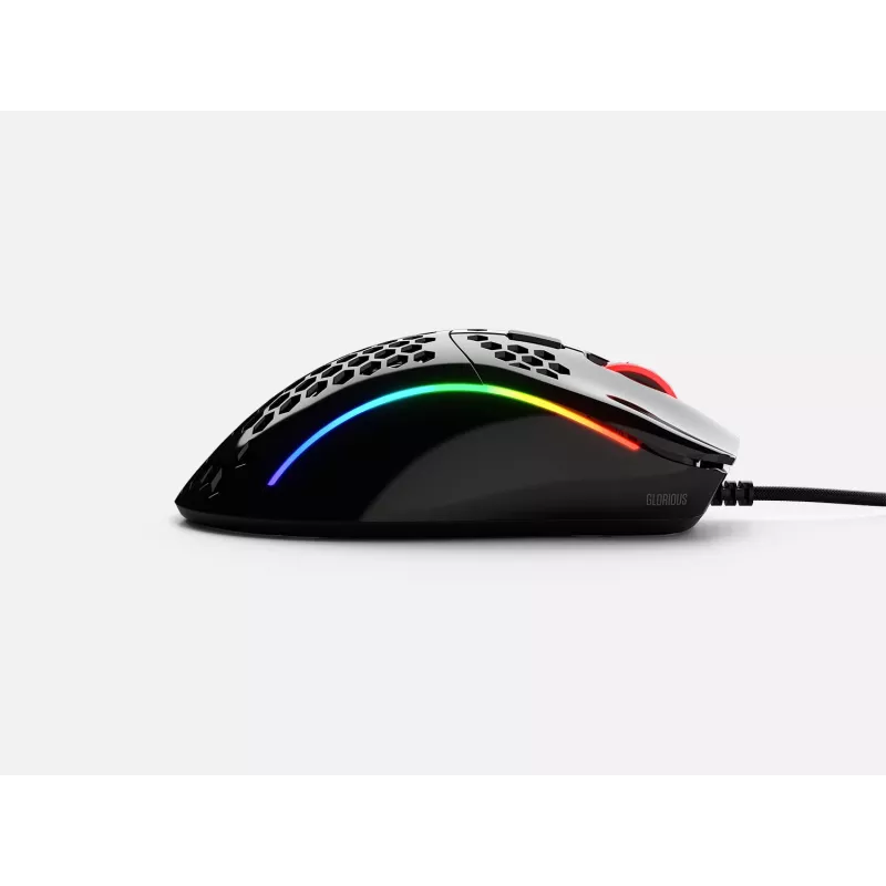 Rato Glorious Gaming Model D- para destros, USB Type-A, ótico, 12000 DPI