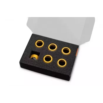 Anel de compressão EK Water Blocks alumínio dourado 6 unidades