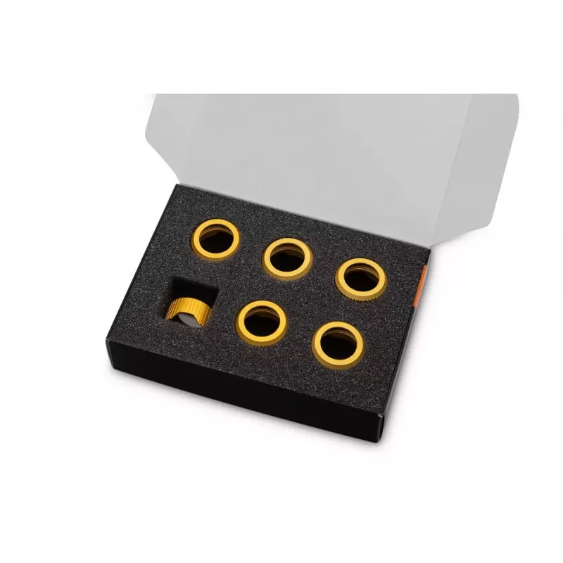 Anel de compressão EK Water Blocks alumínio dourado 6 unidades